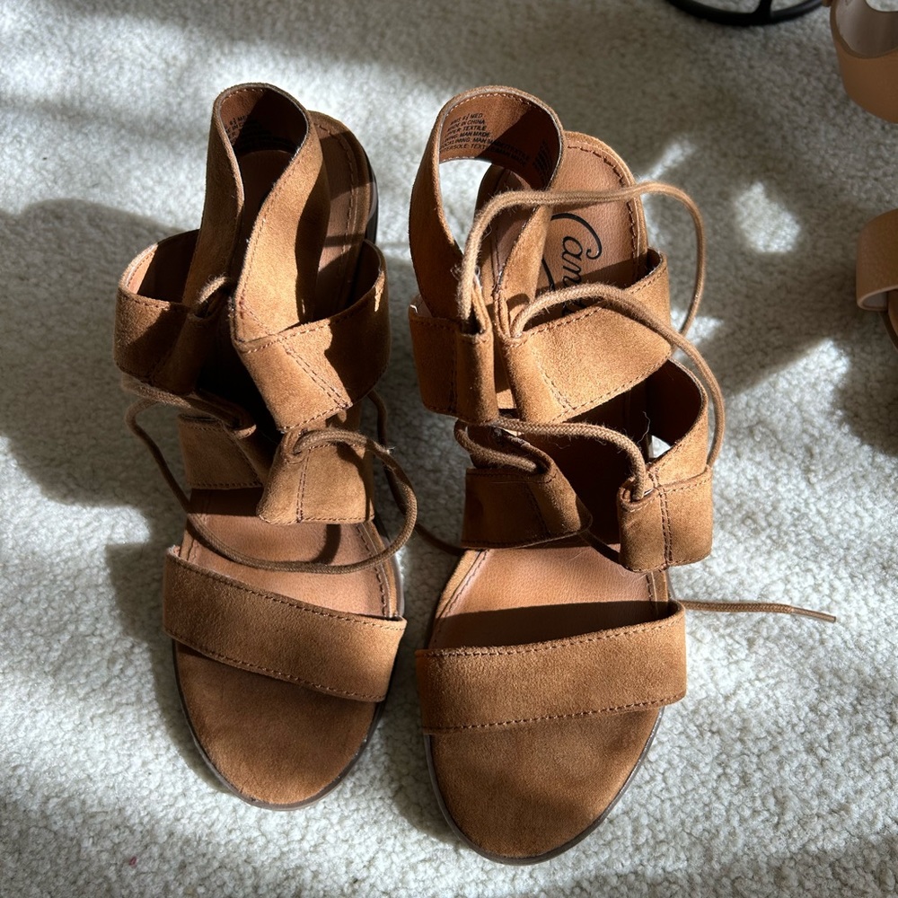 Grew out of them, size 6 1/2 women’s, unsure of the brand.